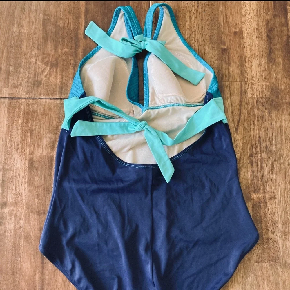 Islander Halter Tie Swimsuit Size 16